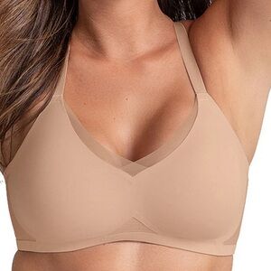 Honeylove Nude Wireless Crossover Bra Size 2X
